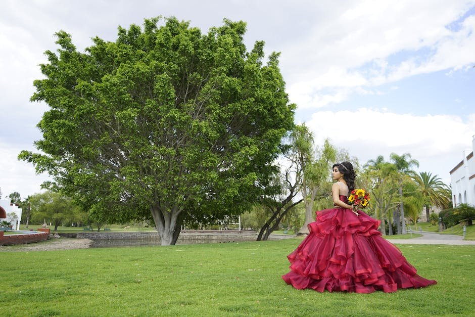red quinceañera themes